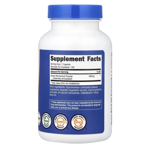 Nutricost Wormwood Artemisia Annua 450mg Capsules